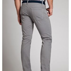 Men's bonobos travel jeans Gray 35x30 athletic fit